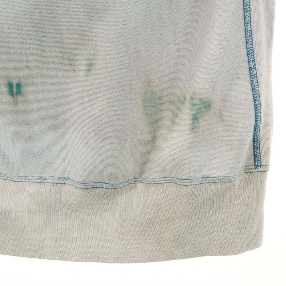 Champion チャンピオン 90s リバースウィーブ USA製 オールド 刺繍タグ ブリーチ加工 長袖 スウェット トレーナー XL グリーン系 裏起毛 メンズ