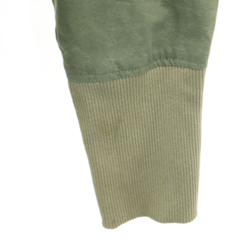 GREG LAUREN グレッグローレン USA製 長袖 ジップジャケット 1 カーキ系 メンズ