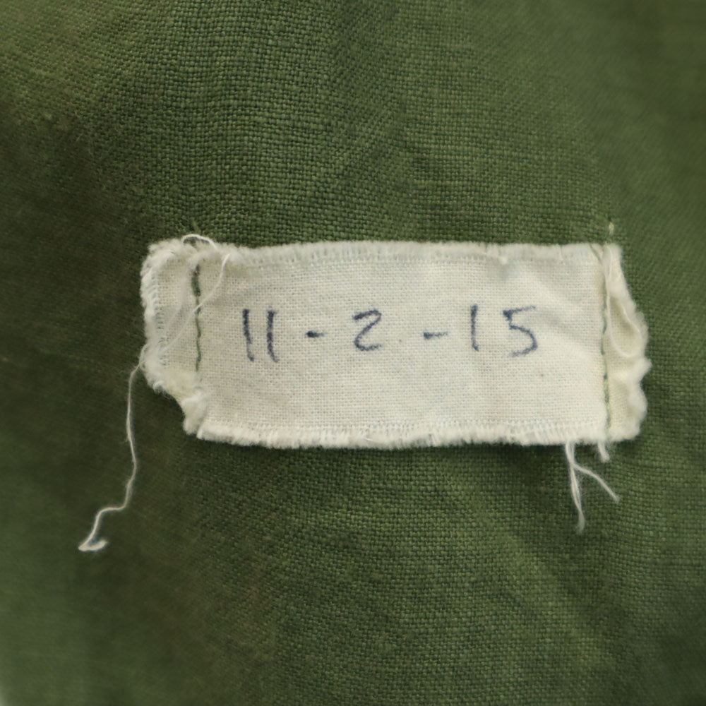 GREG LAUREN グレッグローレン USA製 長袖 ジップジャケット 1 カーキ系 メンズ