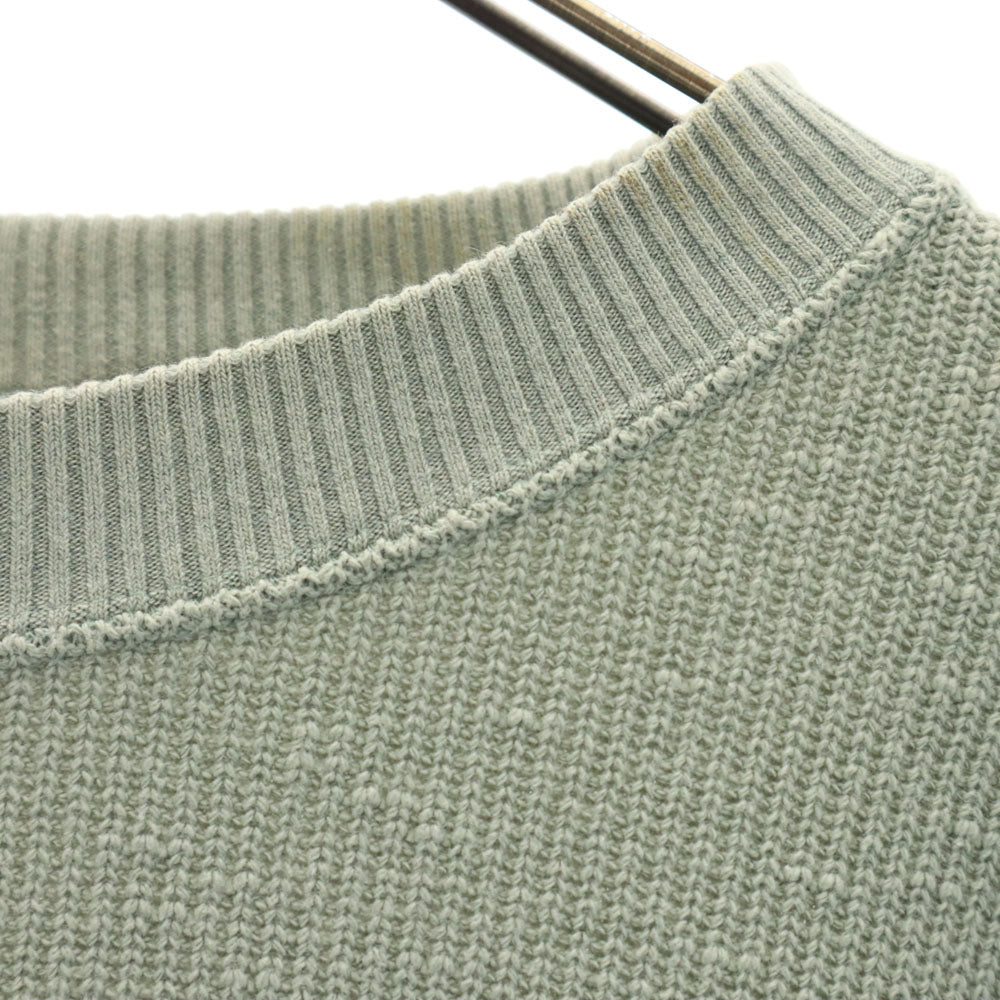 KENZO HOMME ケンゾーオム 90s 日本製 オールド バックロゴ刺繍 長袖 セーター F グリーングレー系 ニット レディース