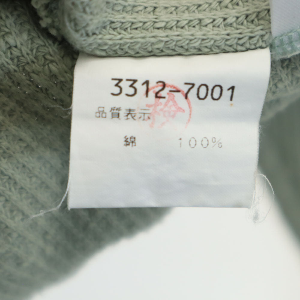 KENZO HOMME ケンゾーオム 90s 日本製 オールド バックロゴ刺繍 長袖 セーター F グリーングレー系 ニット レディース