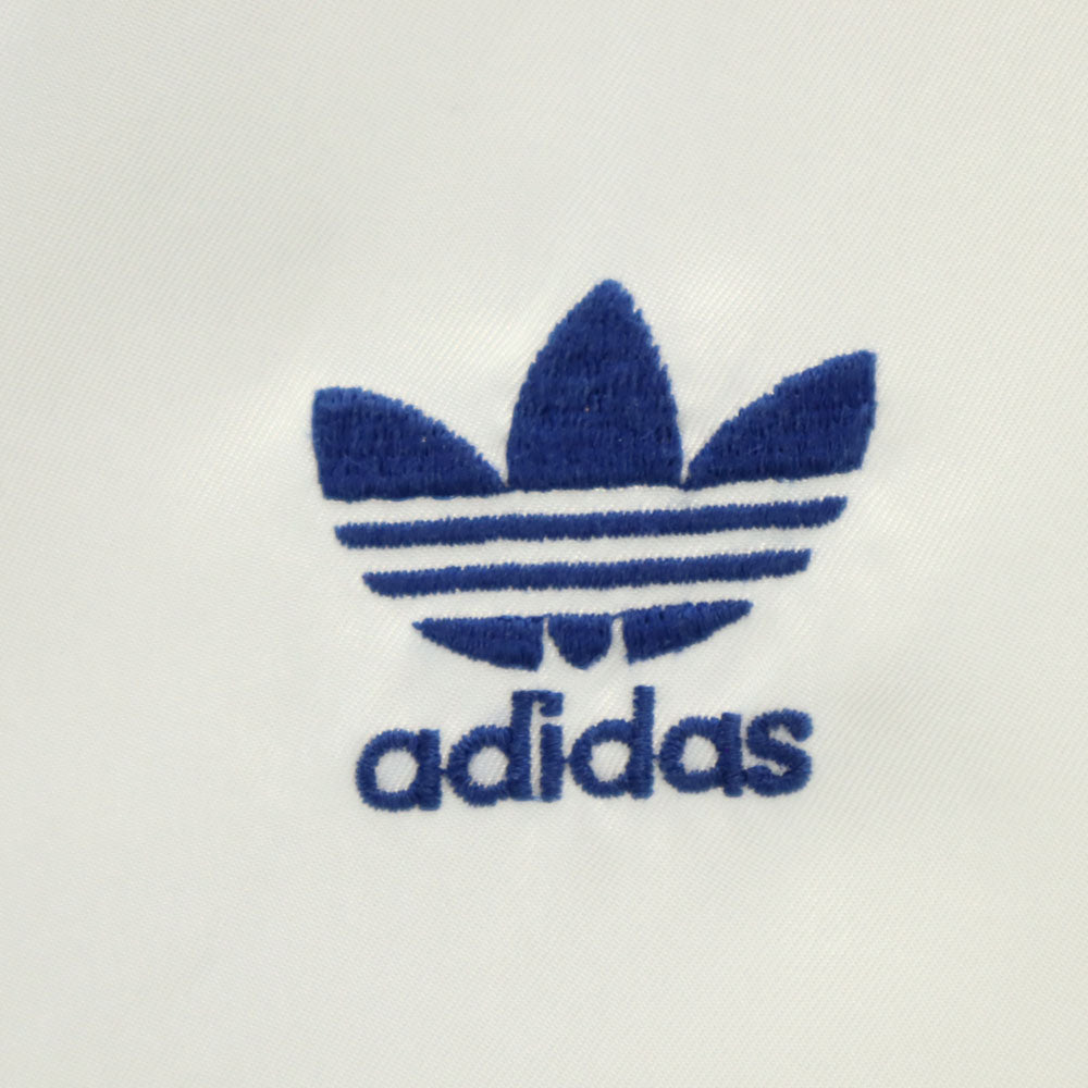 adidas アディダス 80s デサント製 ヴィンテージ トラックジャケット L ホワイト ブルゾン メンズ