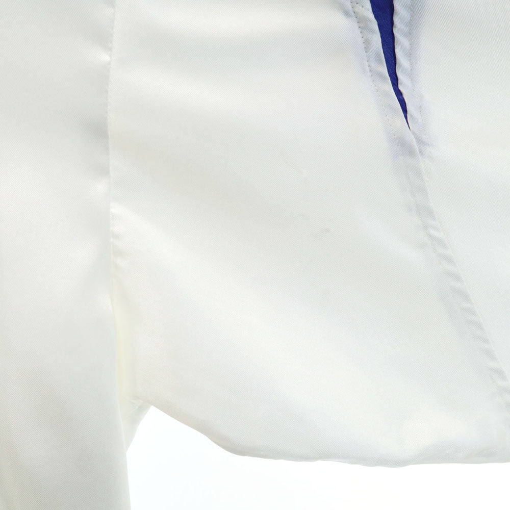 adidas アディダス 80s デサント製 ヴィンテージ トラックジャケット L ホワイト ブルゾン メンズ