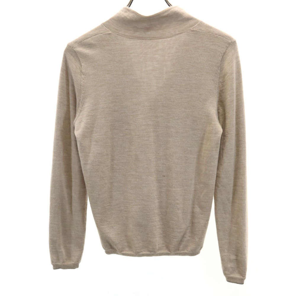 FOXEY フォクシー カシミヤブレンド 長袖 ニットジャケット 38 ベージュ系 レディース