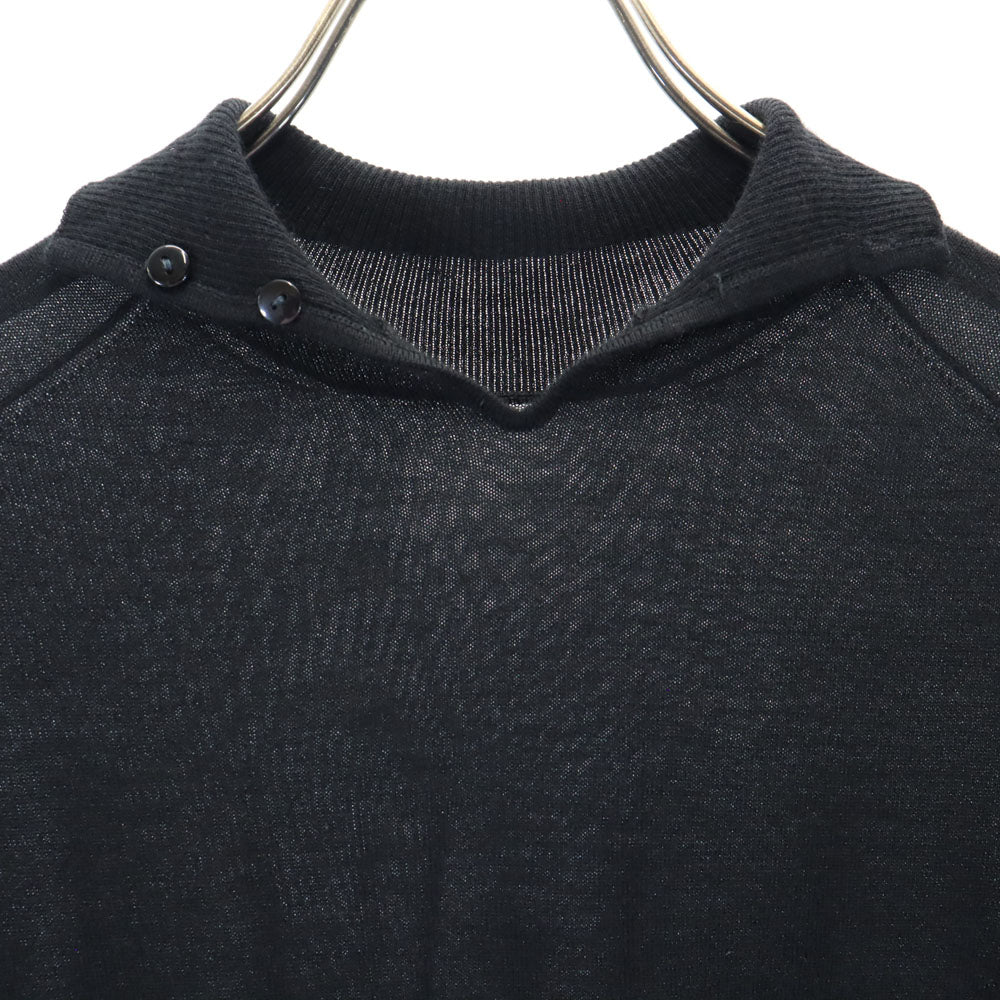 HERMES エルメス カシミヤブレンド 長袖 セーター 38 ブラック系 ニット レディース