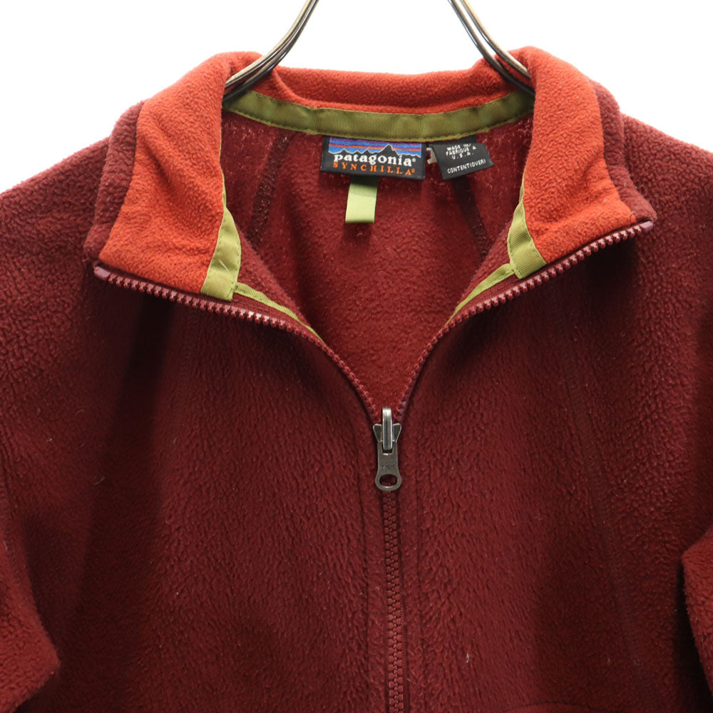 patagonia パタゴニア 25270 長袖 フリースジャケット S レッド系 アウトドア メンズ