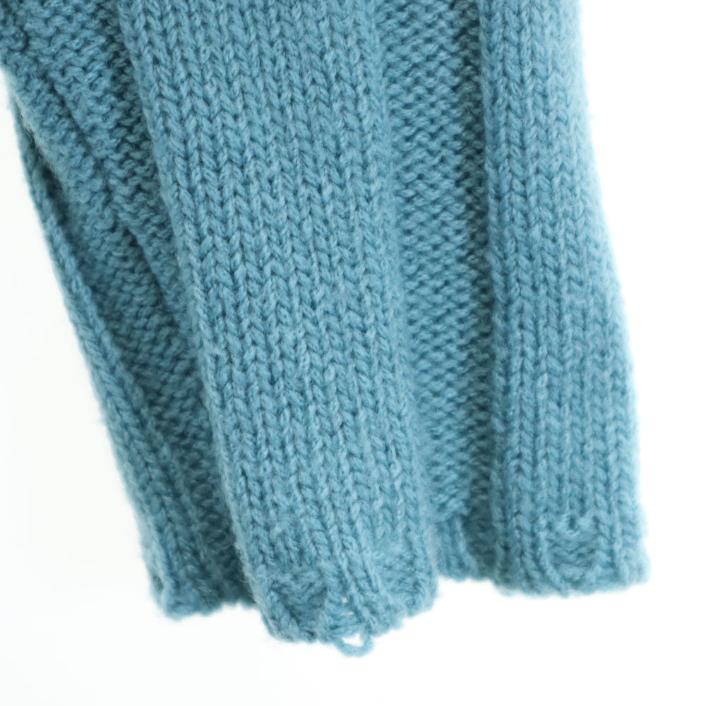 MARNI マルニ イタリア製 7分袖 ニットカーディガン 40 サックスブルー系 レディース