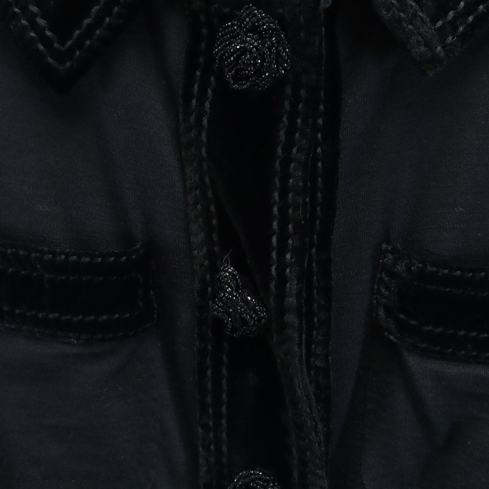 LOUIS VUITTON ルイヴィトン フランス製 ジャケット 34 ブラック レディース