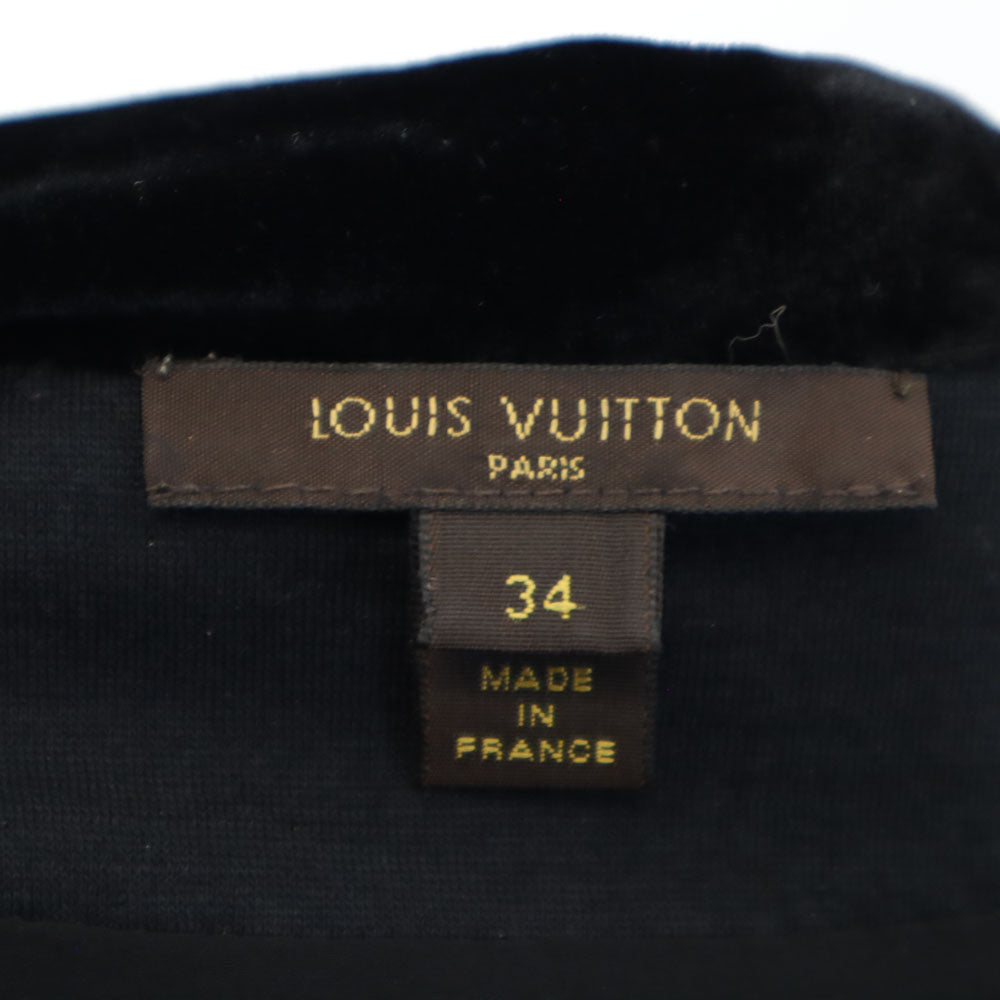 LOUIS VUITTON ルイヴィトン フランス製 ジャケット 34 ブラック レディース