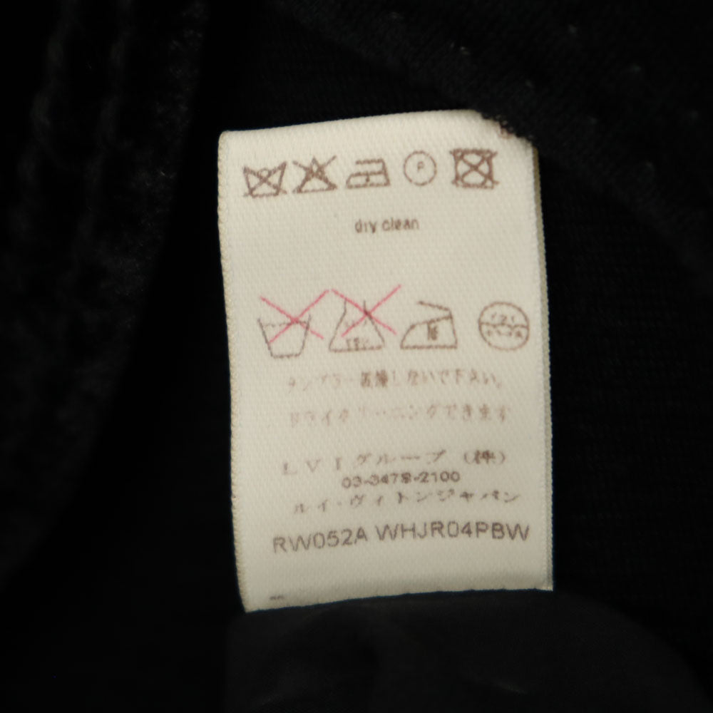 LOUIS VUITTON ルイヴィトン フランス製 ジャケット 34 ブラック レディース