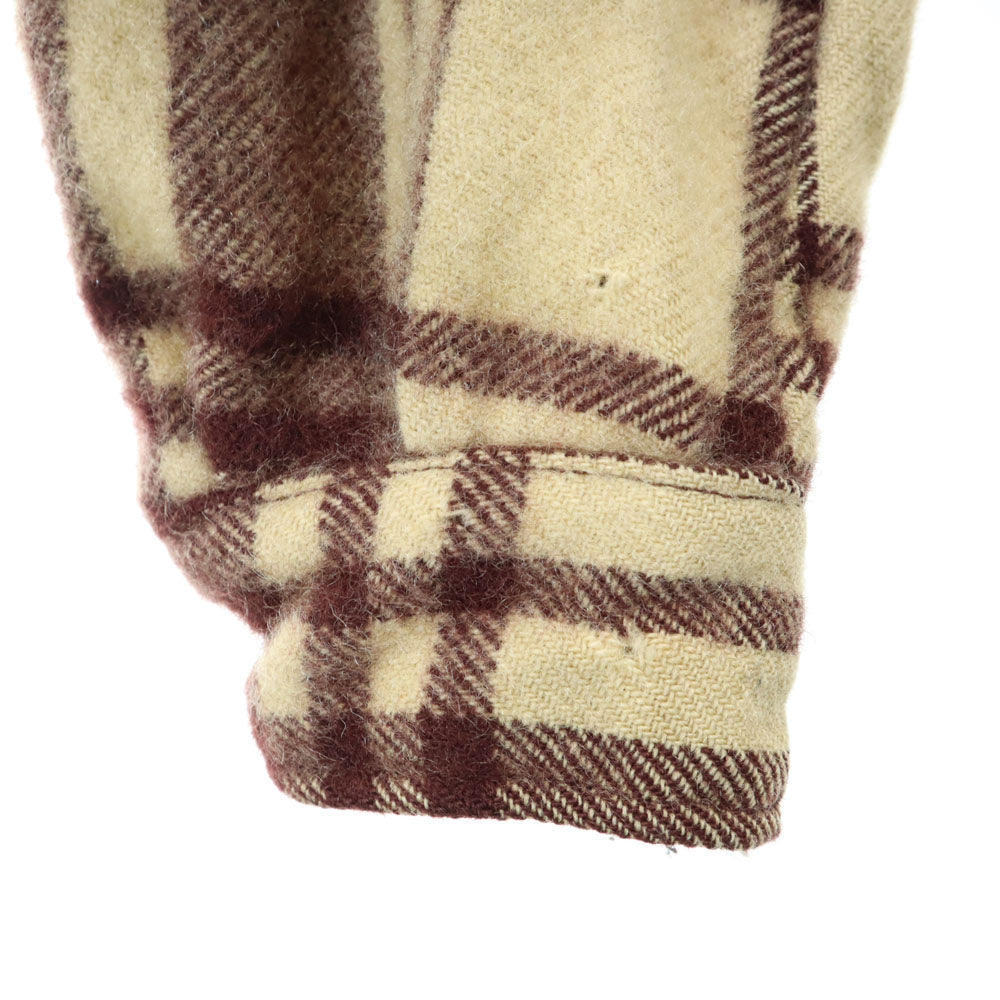 Field Stream 50s ヴィンテージ 長袖 ウール シャツジャケット M ベージュ 他 メンズ