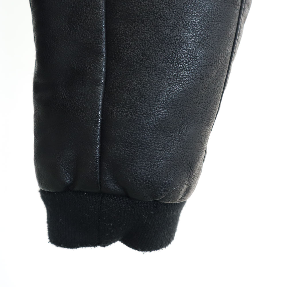 Levi's リーバイス フェイクレザー ジャケット M ブラック ブルゾン フーディー メンズ