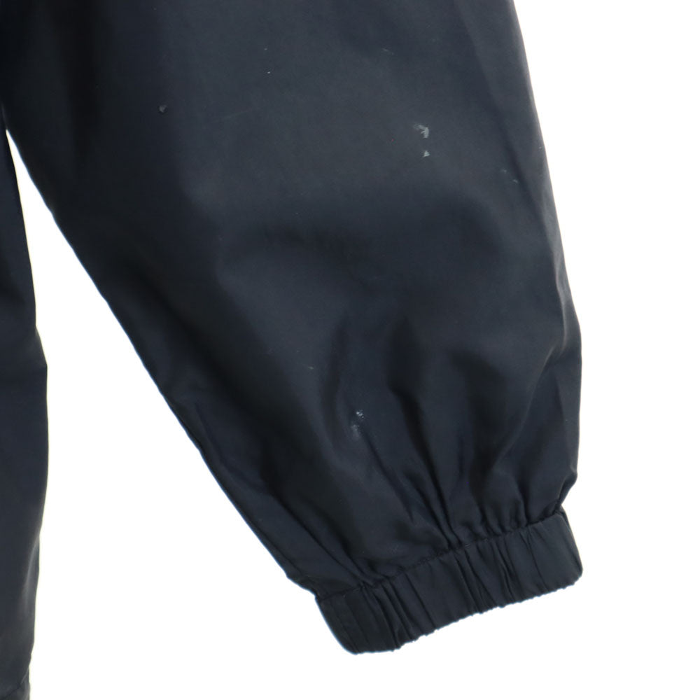 adidas アディダス 70s 80s デサント製 ヴィンテージ トレフォイルロゴ ナイロンジャケット LL ブラック ウィンドブレーカー メンズ