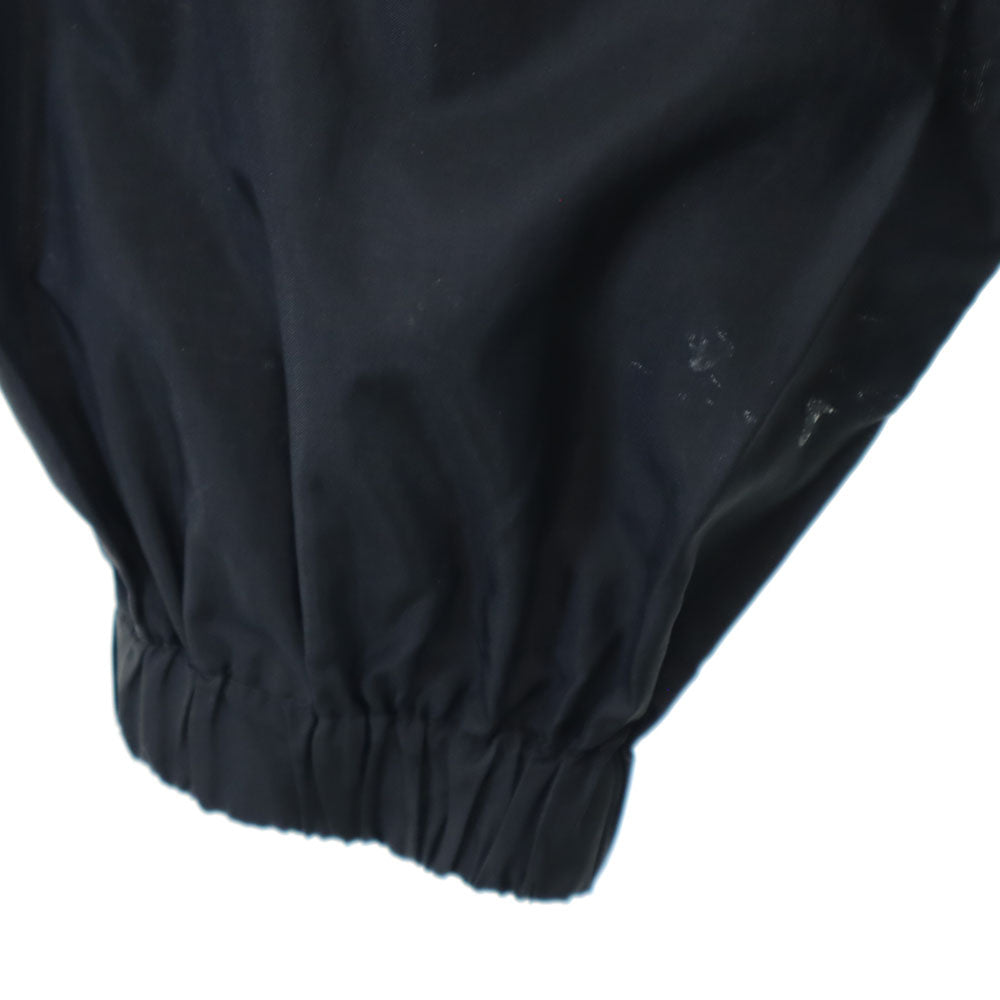 adidas アディダス 70s 80s デサント製 ヴィンテージ トレフォイルロゴ ナイロンジャケット LL ブラック ウィンドブレーカー メンズ