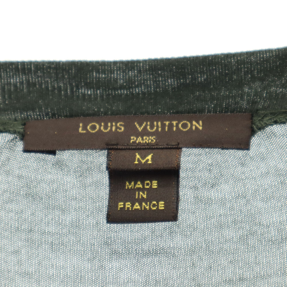 LOUIS VUITTON ルイヴィトン フランス製 長袖 セーター M グリーン レディース