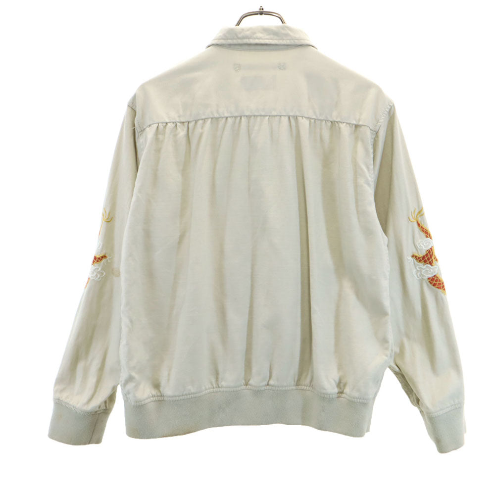 AVIREX アヴィレックス ジップジャケット L グレージュ系 レディース