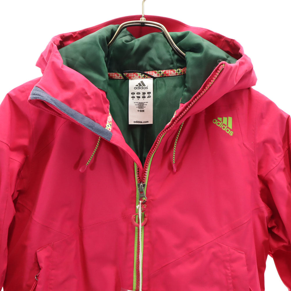未使用 adidas アディダス CLIMA PROOF フード付き ジップジャケット S ピンク トレーニング レディース