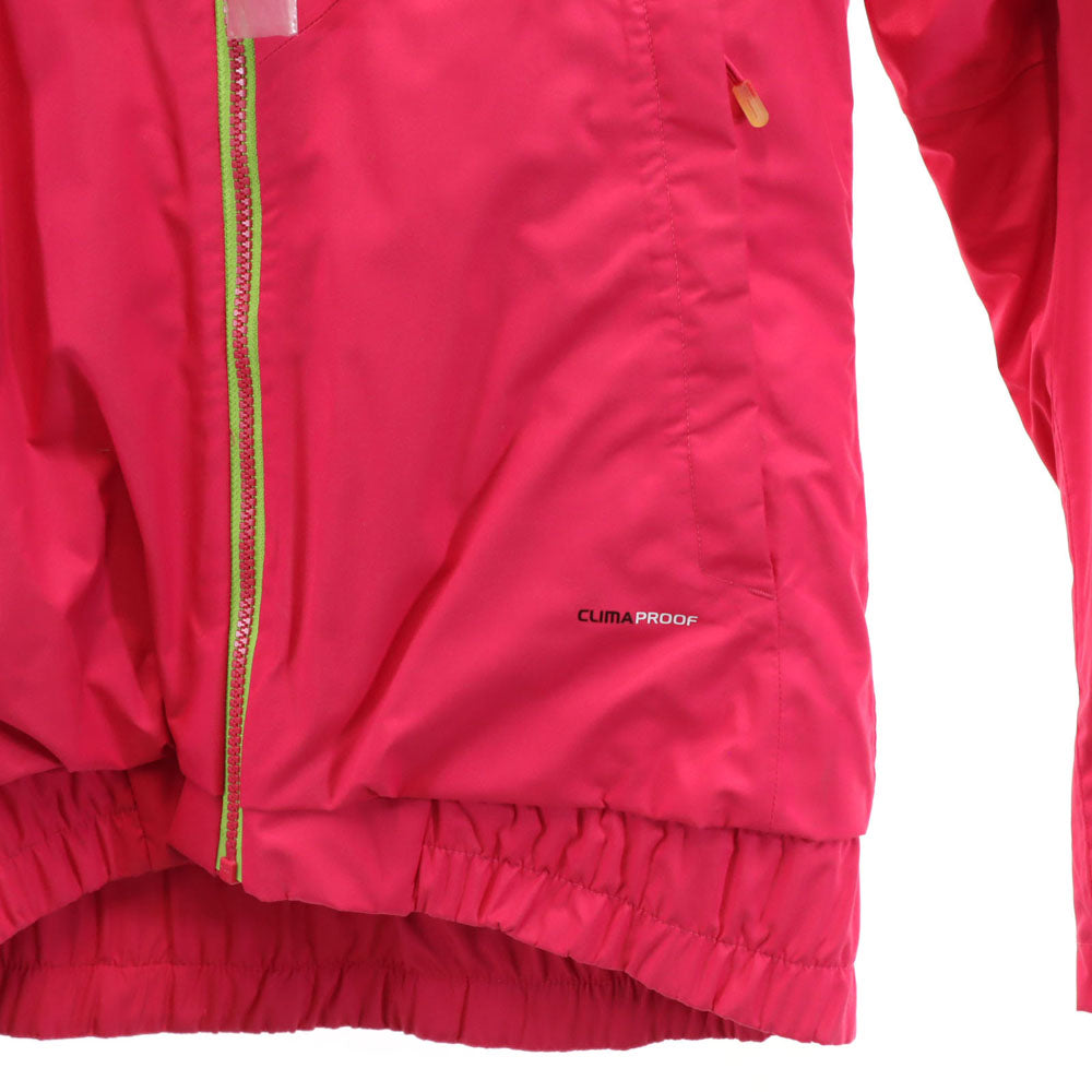 未使用 adidas アディダス CLIMA PROOF フード付き ジップジャケット S ピンク トレーニング レディース
