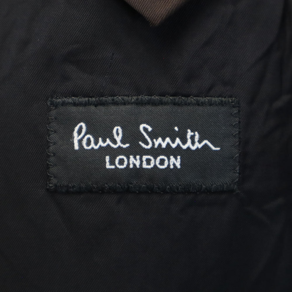 Paul Smith ポールスミス 日本製 ウール スーツ 上下 セットアップ L ブラック メンズ