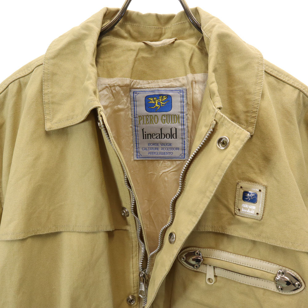 PIERO GUIDI イタリア製 コットンジャケット XS ベージュ ブルゾン メンズ