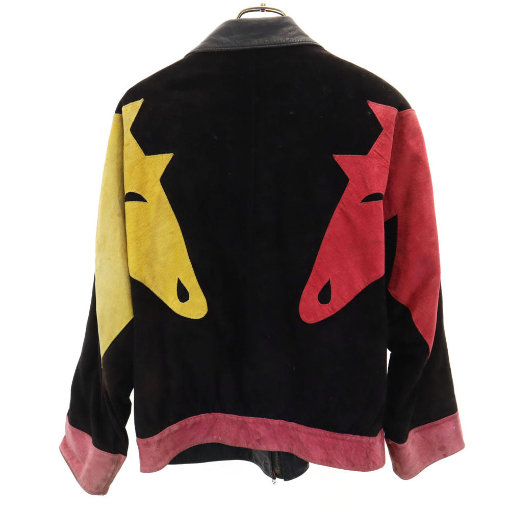 yoo tin レザージャケット ブラック 他 レディース