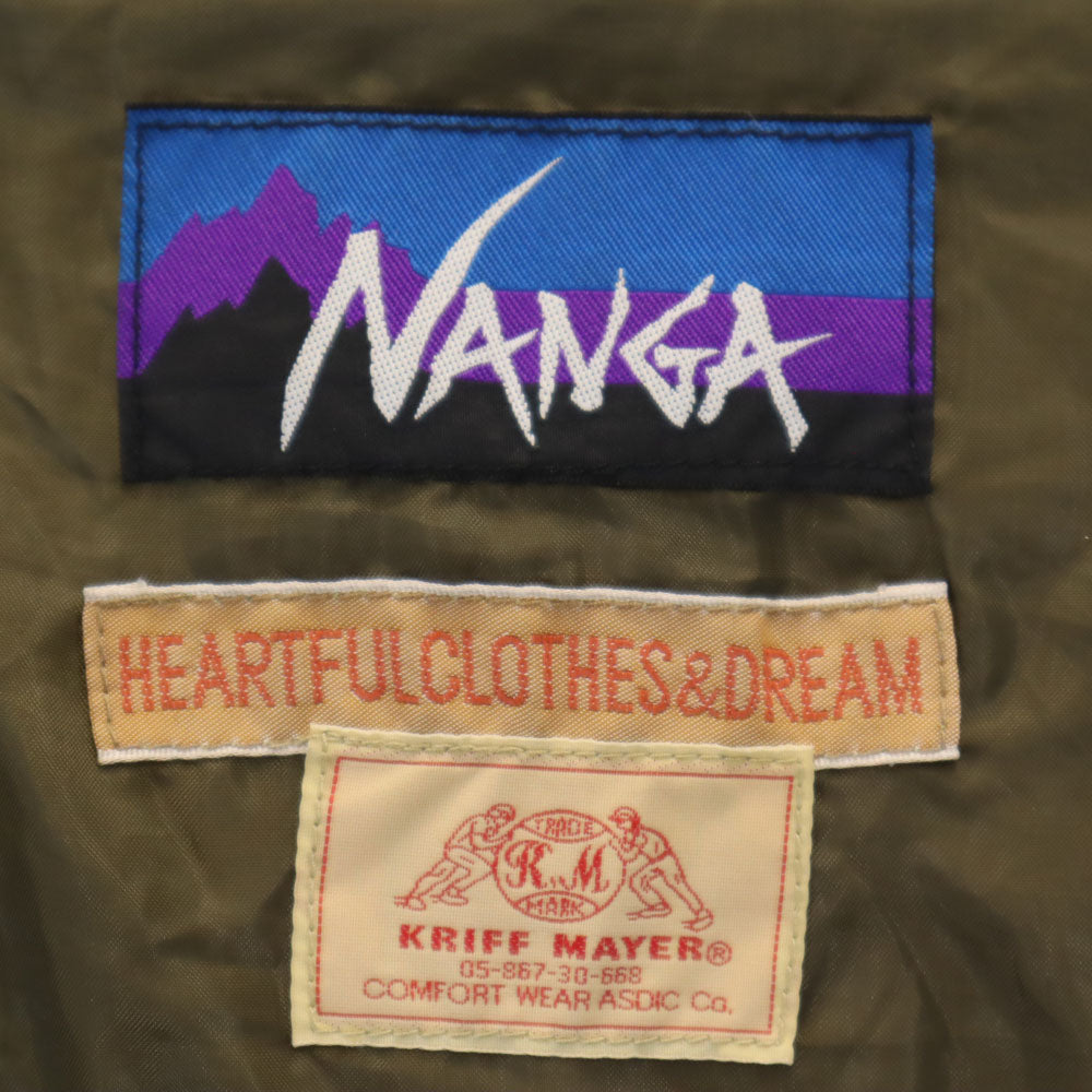NANGA ナンガ クリフメイヤー コラボ ダウンジャケット M ネイビー x KRIFF MAYER メンズ