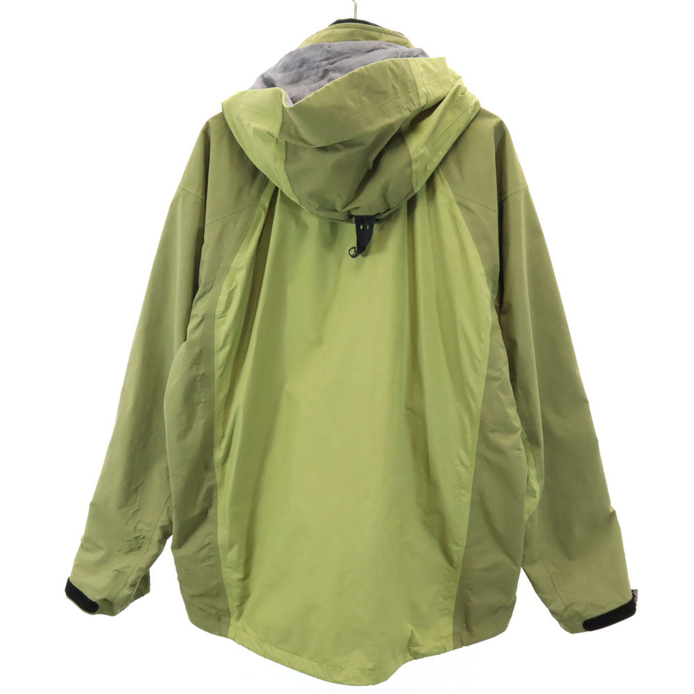 HAGLOFS ホグロフス GORE-TEX アウトドアジャケット L ライトグリーン フード取り外し可 メンズ