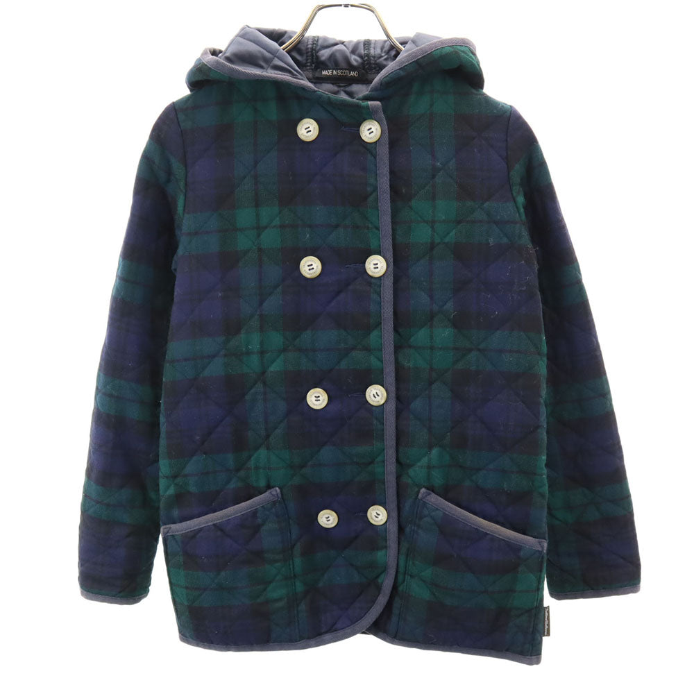 Traditional Weatherwear トラディショナルウェザーウェア スコットランド製 ブラックウォッチ キルティングジャケット 32 ネイビー 他 レディース