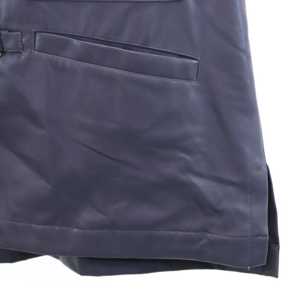 TAUPE 日本製 レザージャケット 2 パープル メンズ