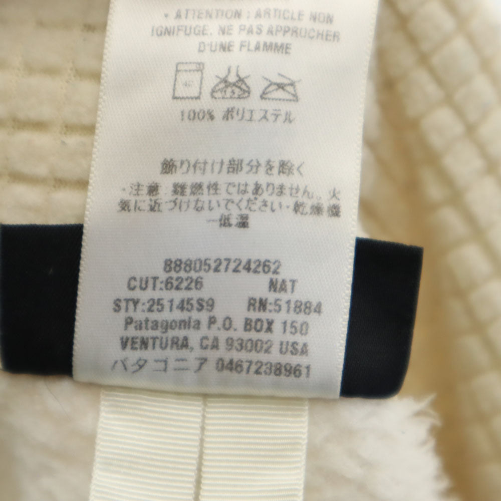 patagonia パタゴニア アウトドア フリースジャケット XS アイボリー レディース