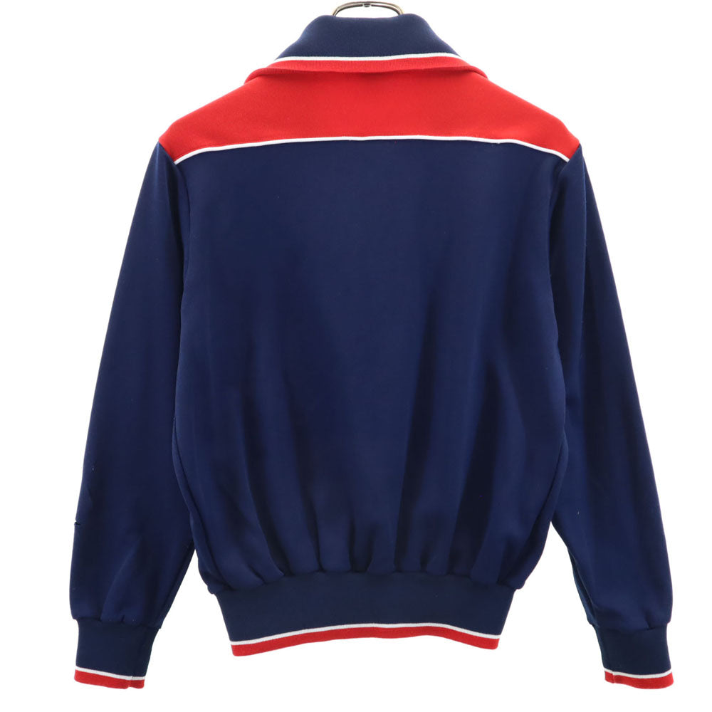 adidas アディダス 70s ヴィンテージ デサント製 トレフォイルロゴ 西ドイツタグ トラックジャケット S ネイビー ジャージ メンズ