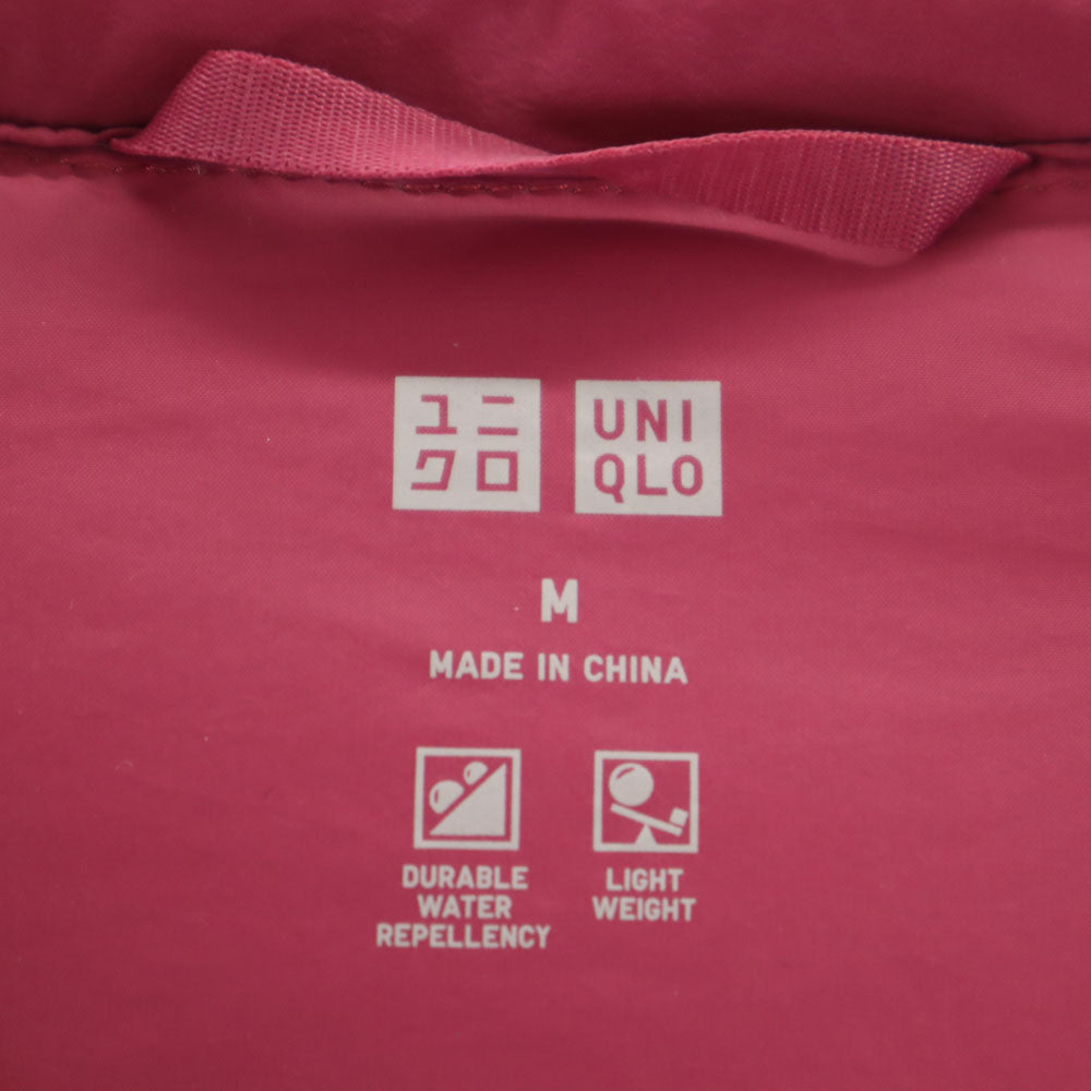 UNIQLO ユニクロ 長袖 ウルトラライトダウン シームレス パーカー M マゼンタ系 レディース