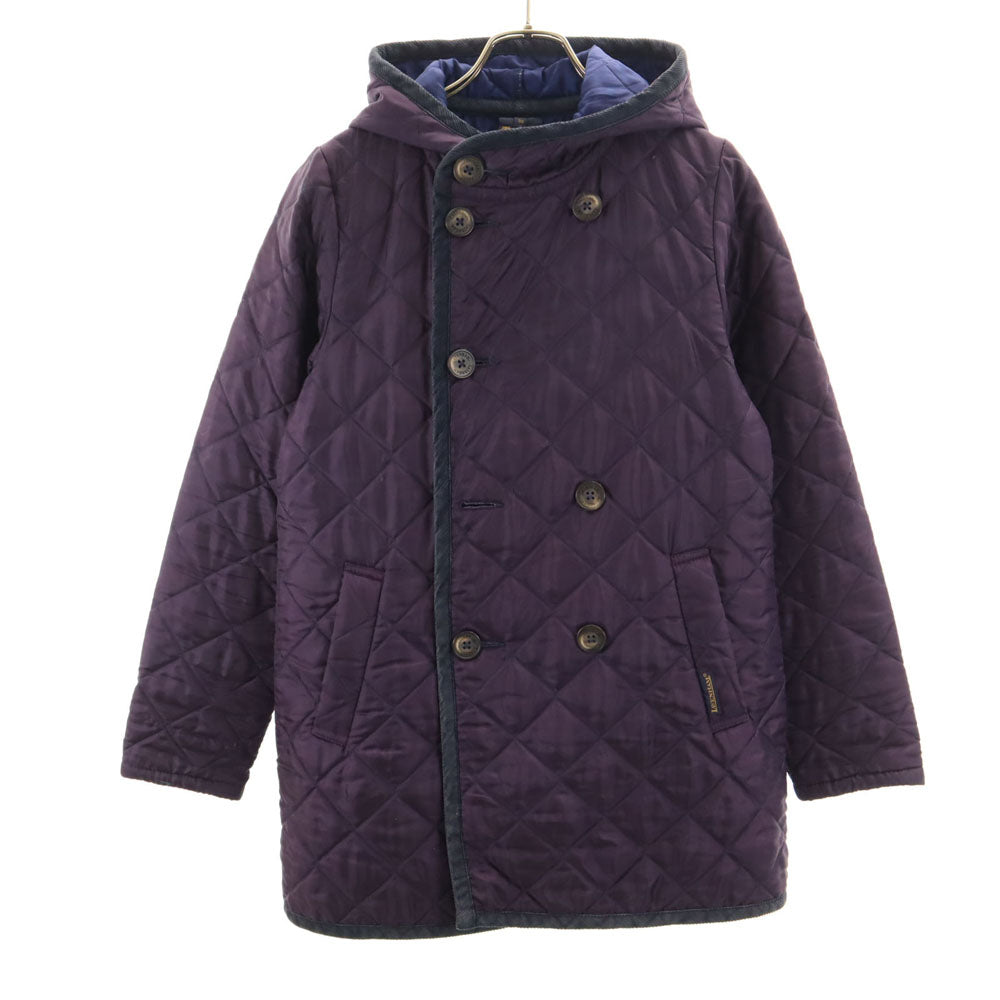 LAVENHAM ラベンハム イングランド製 キルティングコート 38 パープル 中綿入り レディース