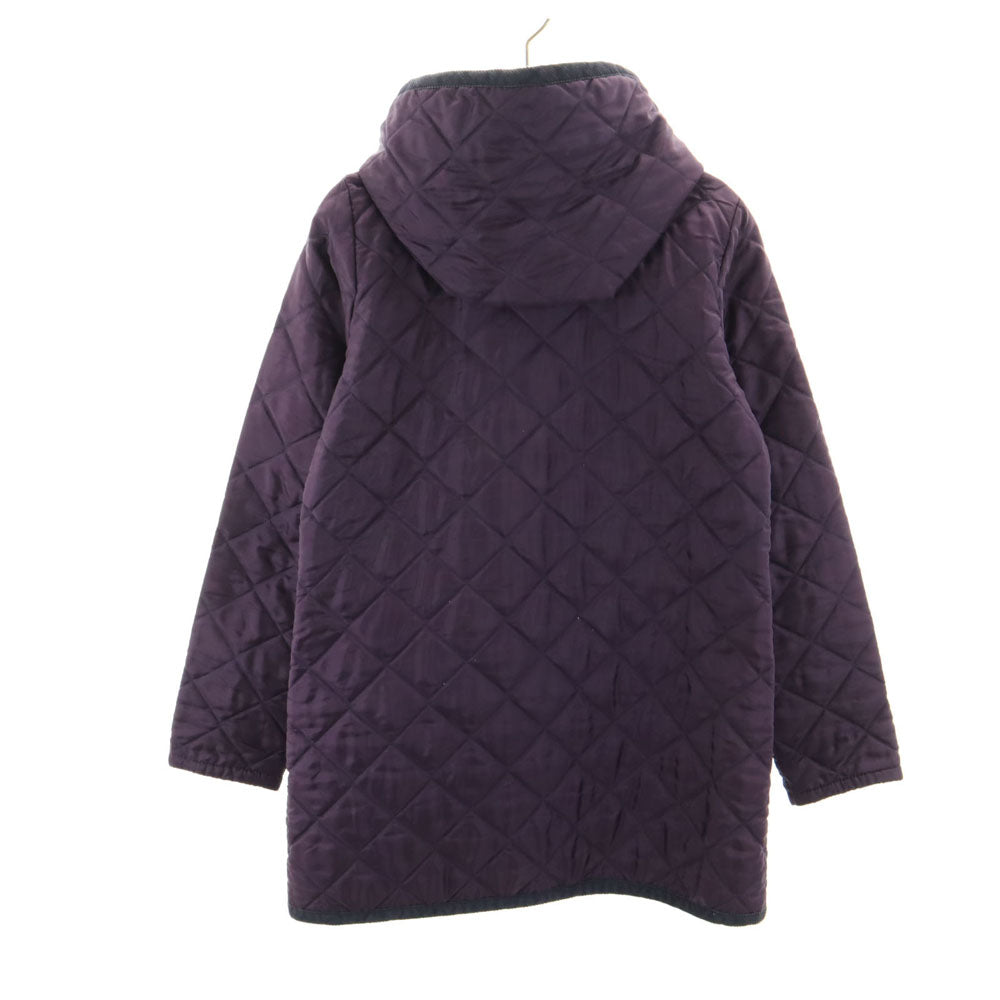 LAVENHAM ラベンハム イングランド製 キルティングコート 38 パープル 中綿入り レディース