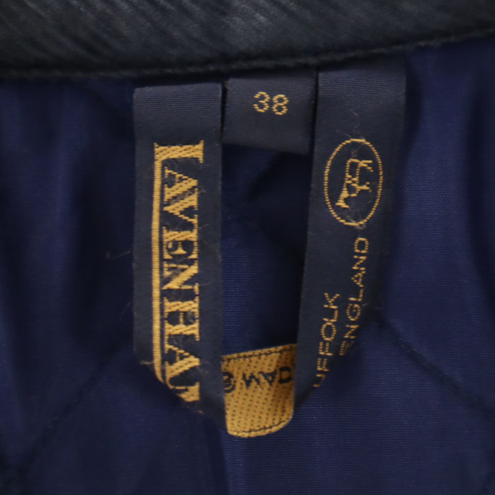 LAVENHAM ラベンハム イングランド製 キルティングコート 38 パープル 中綿入り レディース