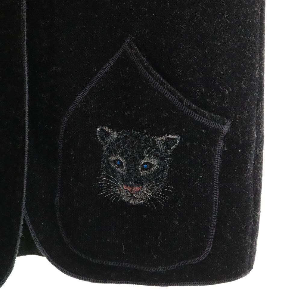 ラモーダゴジ 伊太利屋 長袖 ニットカーディガン ブラック系 レディース