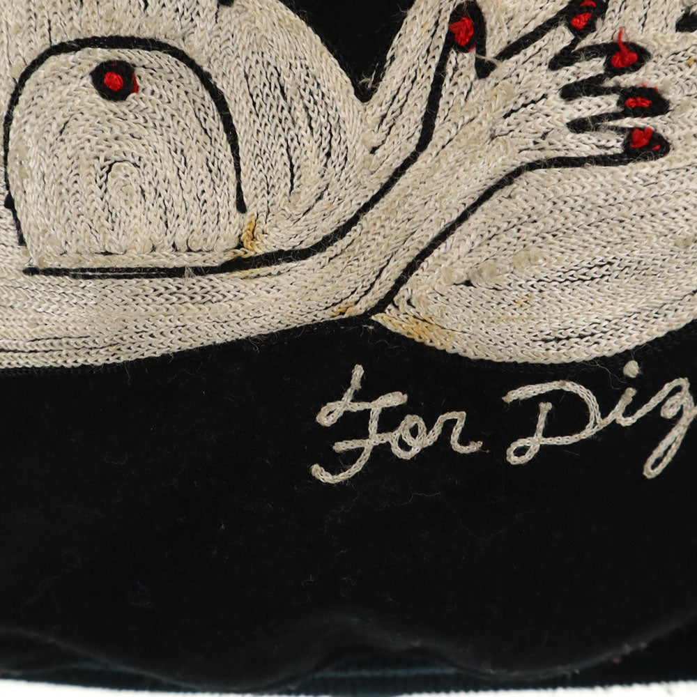 HYSTERIC GLAMOUR ヒステリックグラマー 80s 袖レザー ウールブレンド ヴィンテージ バック刺繍 スタジャン FREE ブラック系 メンズ