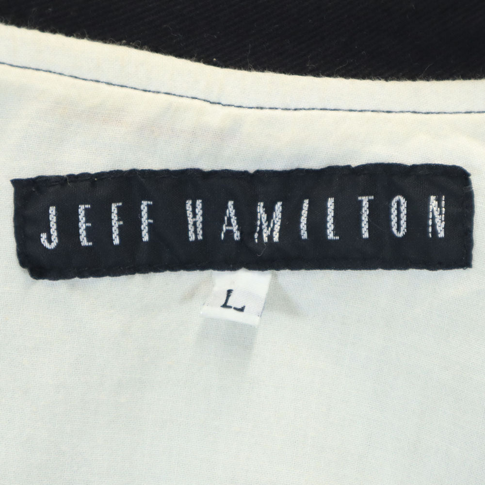ジェフハミルトン スタジャン L ブラック メンズ