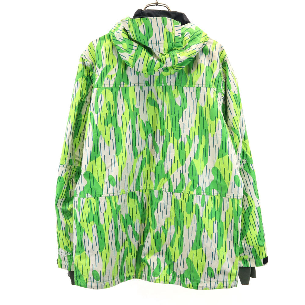 コロンビア 総柄 ウィンター ジャケット L グリーン系 Columbia アウトドア OMNI-TECH メンズ