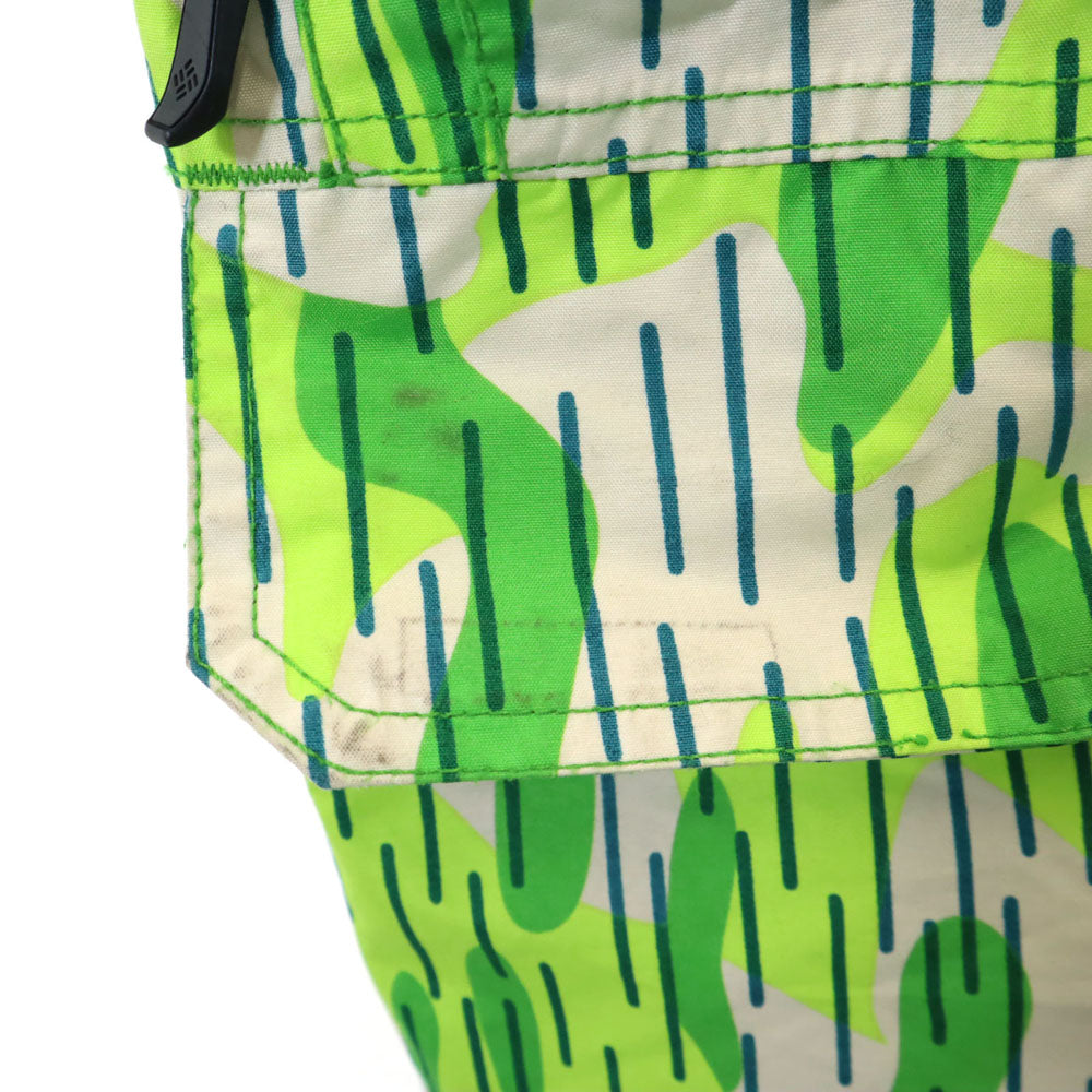 コロンビア 総柄 ウィンター ジャケット L グリーン系 Columbia アウトドア OMNI-TECH メンズ