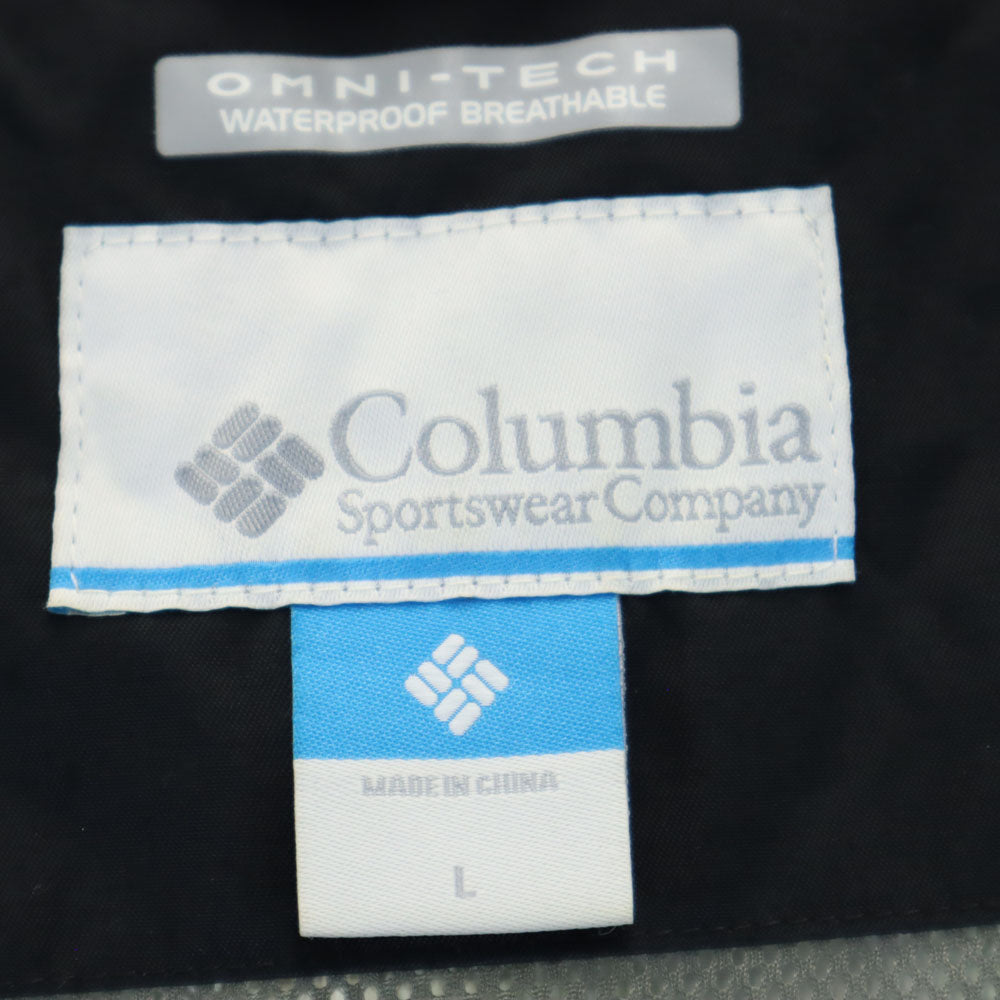 コロンビア 総柄 ウィンター ジャケット L グリーン系 Columbia アウトドア OMNI-TECH メンズ