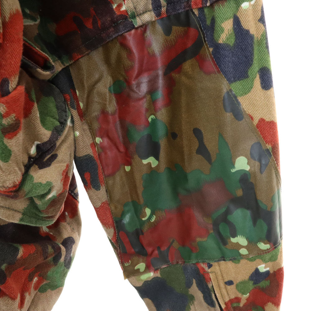 SWISS ARMY スイス軍 70s ヴィンテージ アルペンカモ M60 アルペンカモ ミリタリージャケット カーキ メンズ