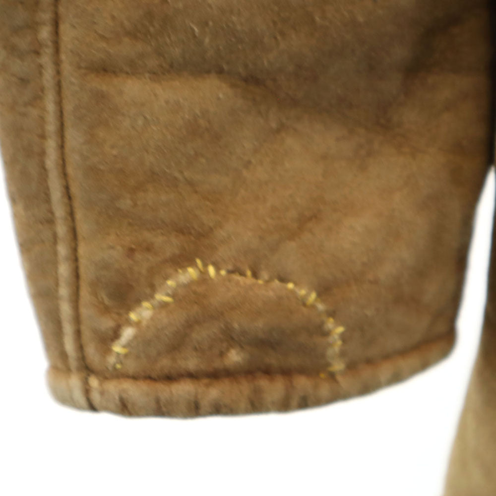 ムートンジャケット ブラウン レディース