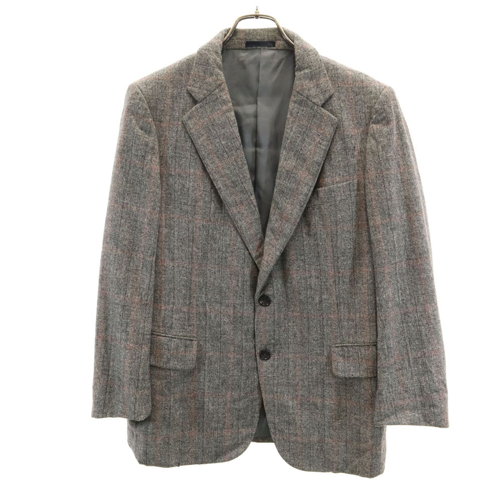 Burberrys バーバリーズ 90s オールド グレンチェック テーラードジャケット AB4 グレー ブレザー メンズ