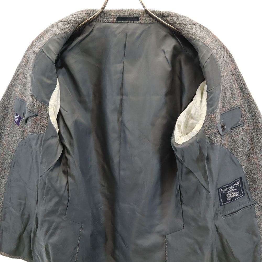 Burberrys バーバリーズ 90s オールド グレンチェック テーラードジャケット AB4 グレー ブレザー メンズ