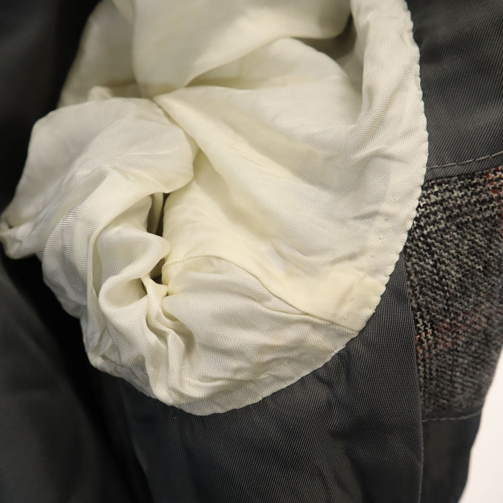 Burberrys バーバリーズ 90s オールド グレンチェック テーラードジャケット AB4 グレー ブレザー メンズ