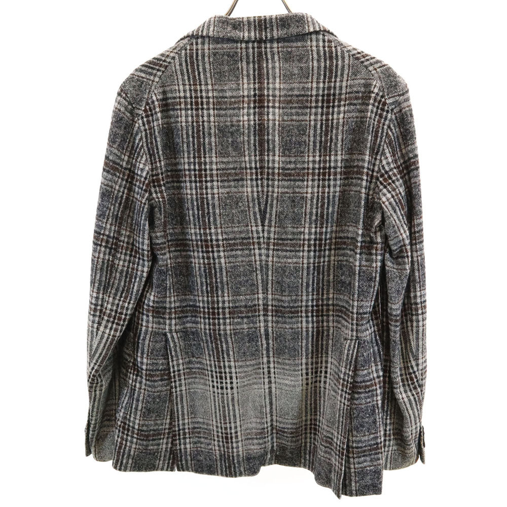 TAGLIATORE タリアトーレ イタリア製 チェック柄 テーラードジャケット 46 グレー ブレザー メンズ