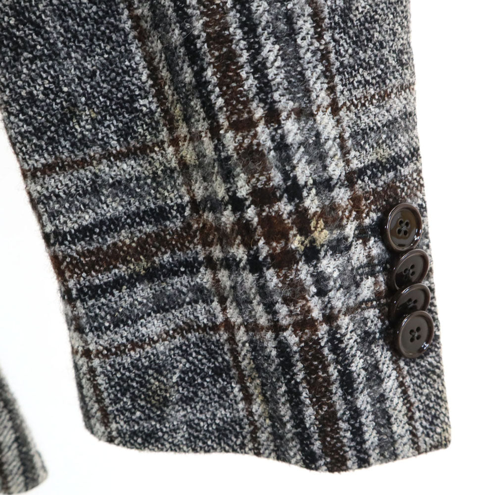 TAGLIATORE タリアトーレ イタリア製 チェック柄 テーラードジャケット 46 グレー ブレザー メンズ