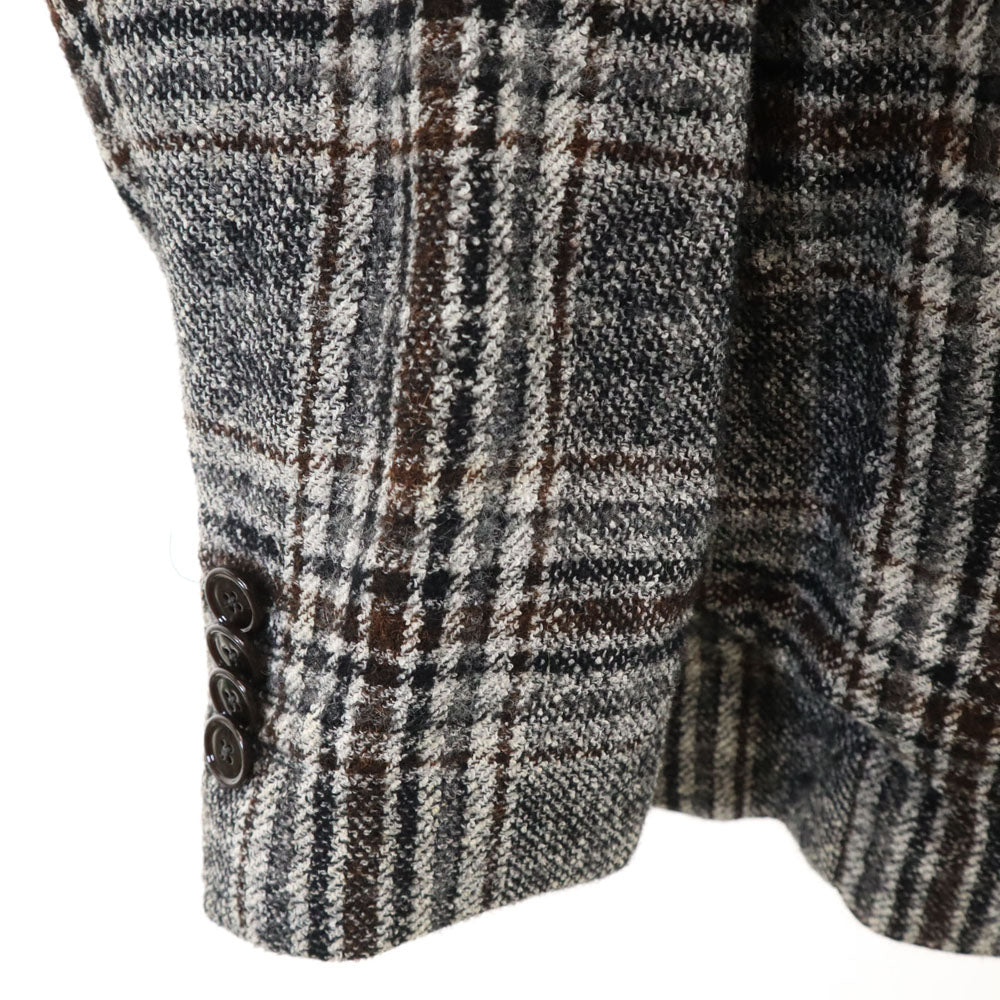 TAGLIATORE タリアトーレ イタリア製 チェック柄 テーラードジャケット 46 グレー ブレザー メンズ