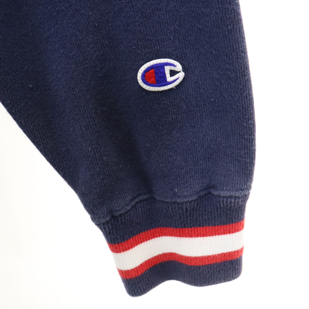 Champion チャンピオン エクストララージ コラボ 長袖 リバースウィーブ スウェットパーカー M ネイビー x XLARGE 裏起毛 メンズ